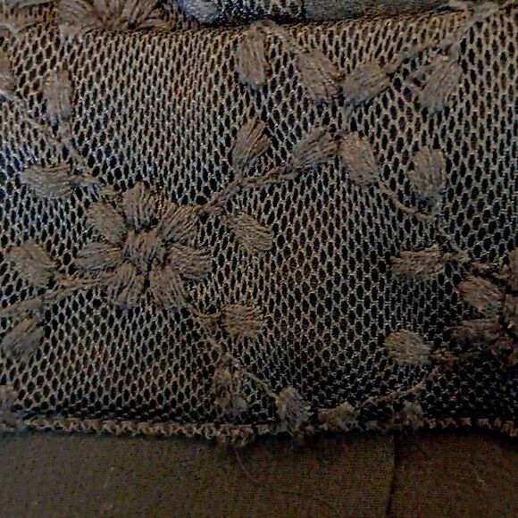 Ladakh Lace and Sheer Black Evening Dress Whimsigoth - Picture 11 of 16